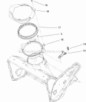 Chute Ring Assembly Diagram and Parts List for 34002 290000001-290999999 - 2009 Lawn Boy Snow Blower